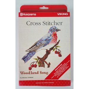 Husqvarna Viking Cross Stitcher Multi-format Software CD‎ 412624026
